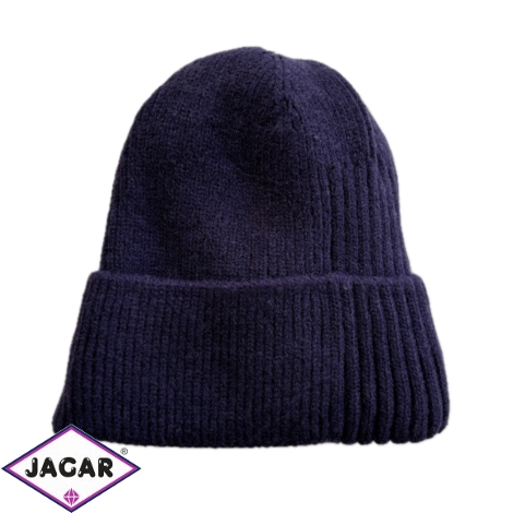 Czapka beanie ocieplana futerkiem CD794