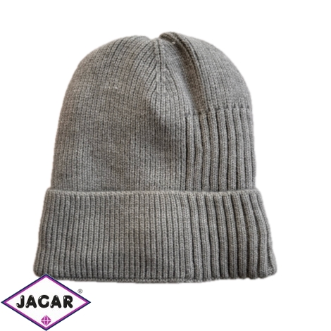 Czapka beanie ocieplana futerkiem CD795