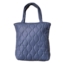 Torba damska shopper pikowana niebieska TD1227