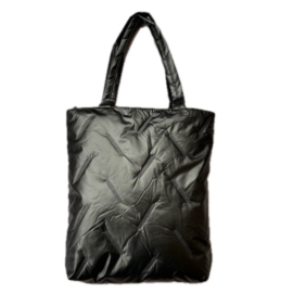 Torba damska shopper pikowana zielona TD1232