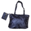 Torba damska shopper pikowana granatowa TD1233