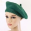 Beret damski alpaka zielony CD787