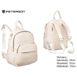 Plecak damski PU R-KP-22-A19 L.Beige PL498