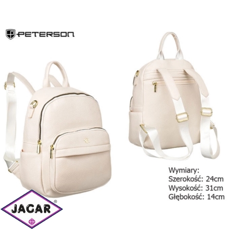 Plecak damski PU R-KP-22-A19 L.Beige PL498