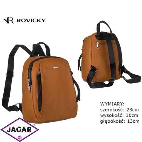 Plecak z eko skóry R-PL-6727 Camel PL499