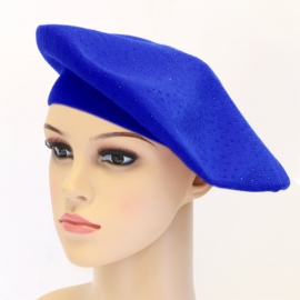 Beret damski z dżetami CD889