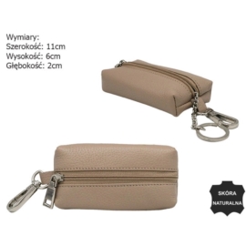 Skórzane etui na klucze SKL-001-NDM D.Beige P2350