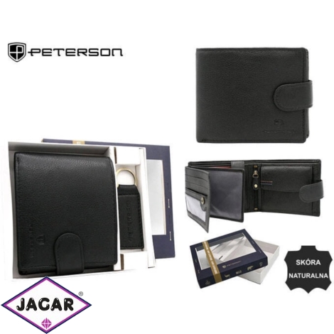 Zestaw skórzany PTN SET-M-1549L-D Black P2401