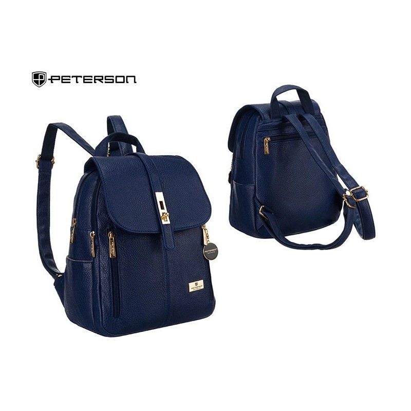Plecak damski PU PTN SPY-2-F19 Navy PL532 Plecak damski PU PTN SPY-2-F19 Navy PL532