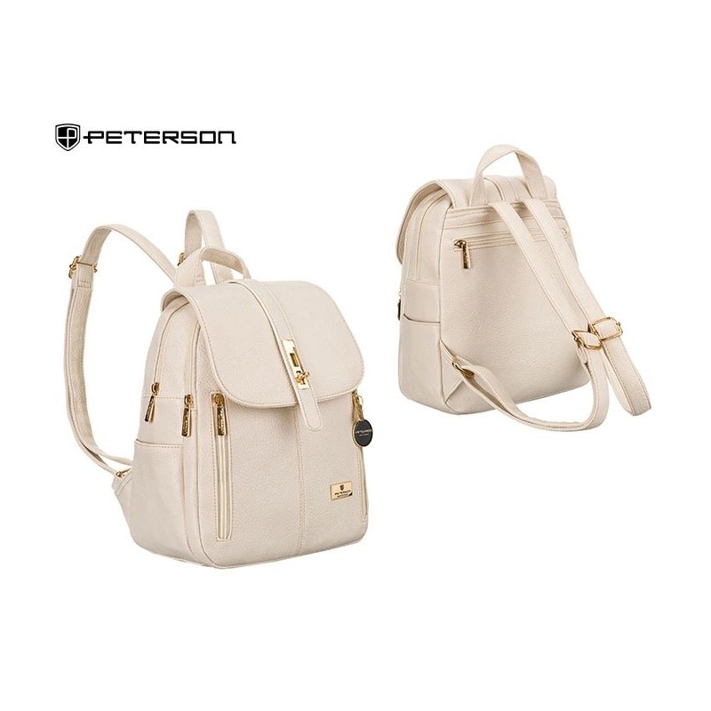 Plecak damski PU PTN SPY-2-F19 L.Beige PL533 Plecak damski PU PTN SPY-2-F19 L.Beige PL533
