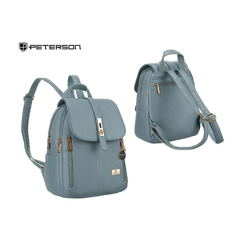 Plecak damski PU PTN SPY-2-F19 Blue PL535 Plecak damski PU PTN SPY-2-F19 Blue PL535
