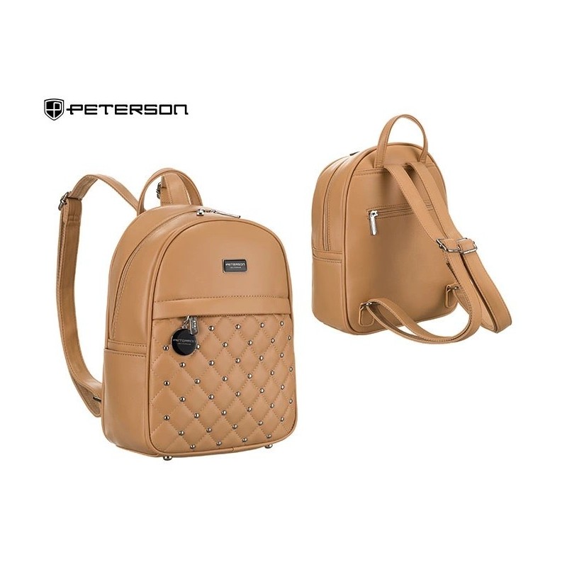Plecak damski PU PTN SPY-1-PIL Baige PL541 Plecak damski PU PTN SPY-1-PIL Baige PL541