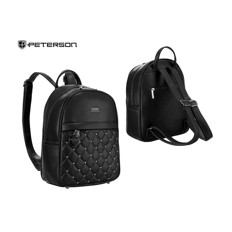 Plecak damski PU PTN SPY-1-PIL Black PL542 Plecak damski PU PTN SPY-1-PIL Black PL542