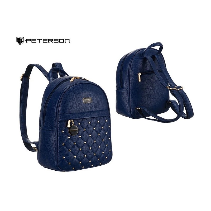 Plecak damski PU PTN SPY-1-F19 Navy PL547 Plecak damski PU PTN SPY-1-F19 Navy PL547