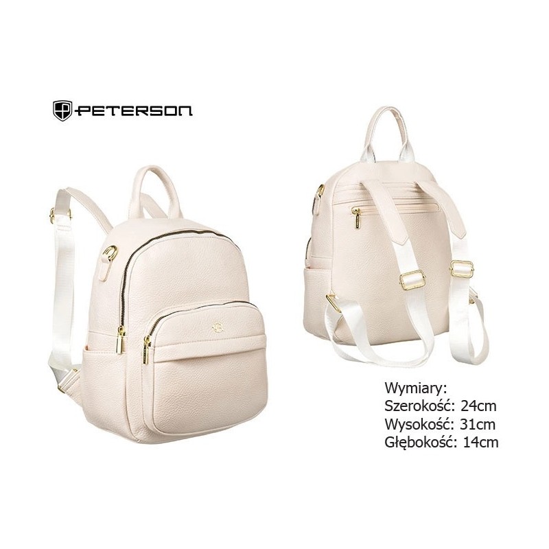 Plecak PU R-KP-21-A19 L.Beige PL531 Plecak PU R-KP-21-A19 L.Beige PL531