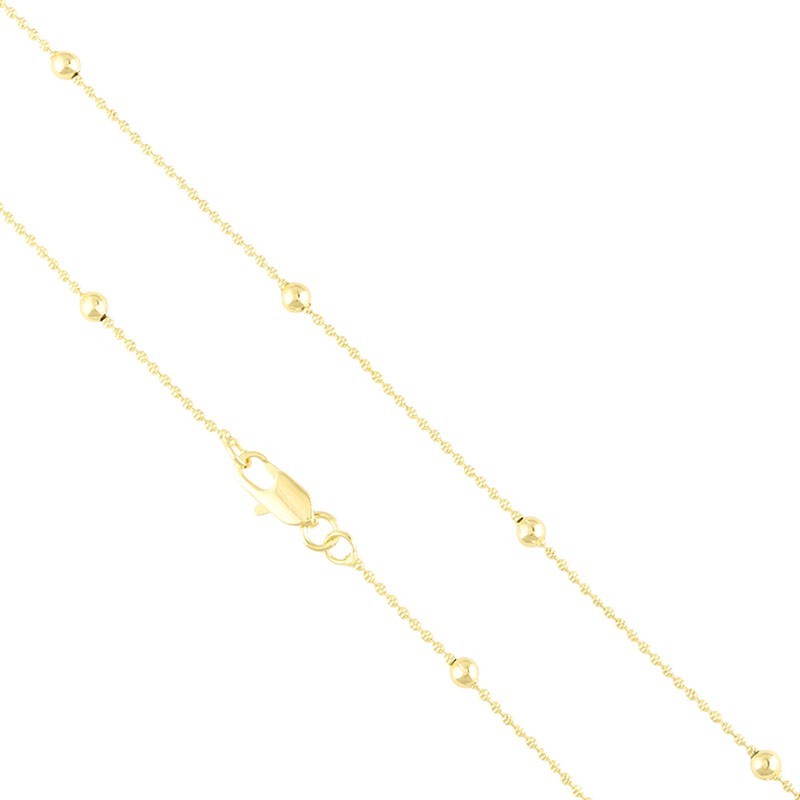 Bransoletka 14K z kulkami 3szt/op LUNA BP22427 Bransoletka 14K z kulkami 3szt/op LUNA BP22427
