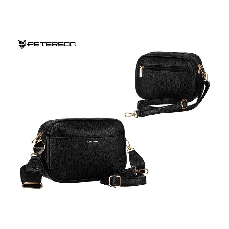 Torebka damska PU PTN STY-2-F19 Black TD1336 Torebka damska PU PTN STY-2-F19 Black TD1336