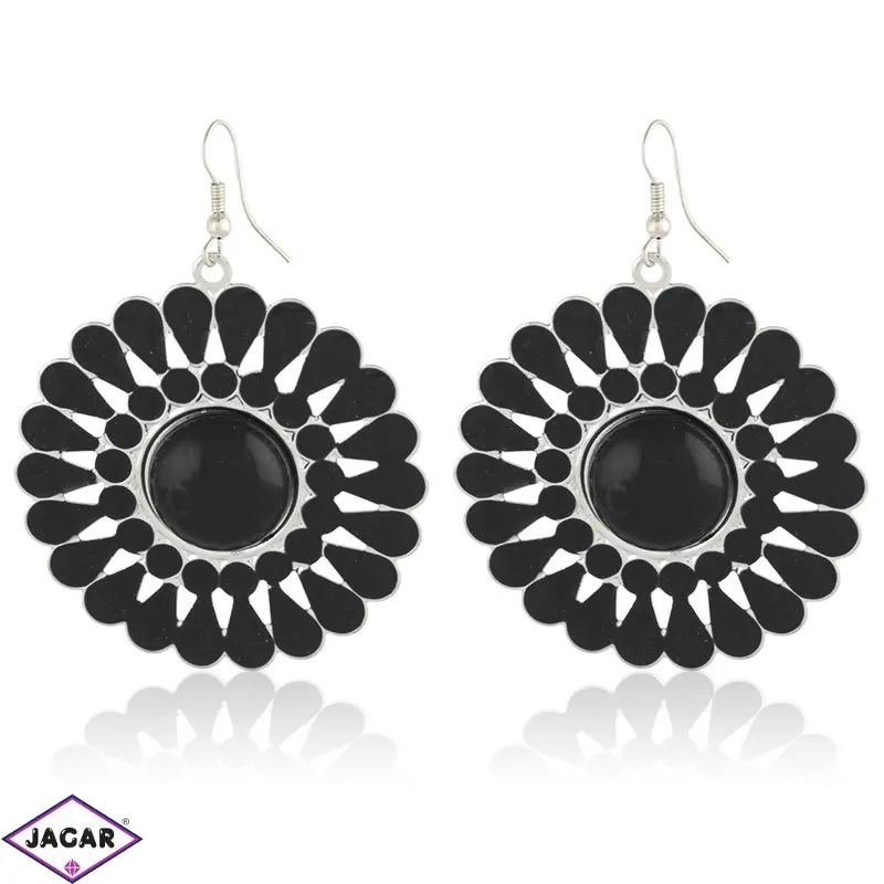 Kolczyki blaszki etniczne - black - EA2482 Kolczyki blaszki etniczne - black - EA2482