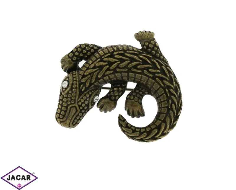 Broszka - krokodyl - 4,5cm BR169 Broszka - krokodyl - 4,5cm BR169