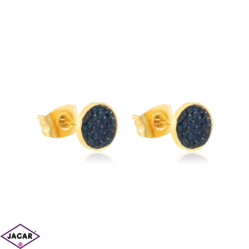 Kolczyki stalowe sztyfty Blueberry EAP40163