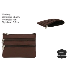 Skórzane etui na klucze 34800-ACL Brown P2446