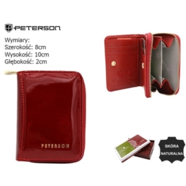 Portfel damski skórzany PTN 5157-SH Red P2453