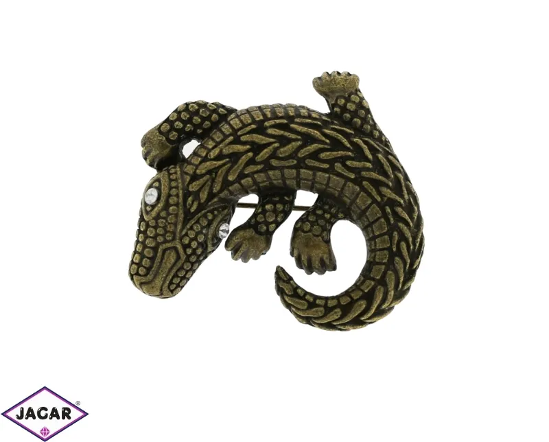 Broszka - krokodyl - 4,5cm BR169 Broszka - krokodyl - 4,5cm BR169
