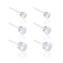Kolczyki stalowe 3pary/op Moonriver EAP42132