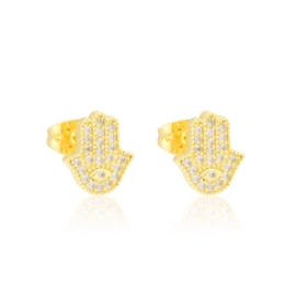 Kolczyki 14k stalowe sztyfty Milan EAP43222