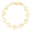 Bransoletka stal z kryształkami 14k Milan BP22062