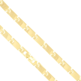 Bransoletka stalowa codzienna 14k Milan BP22067
