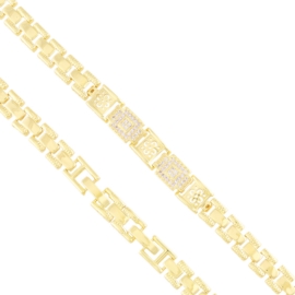 Bransoletka z kryształkami 14k BP22078