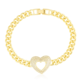 Bransoletka z kryształkami 14k BP22081