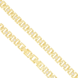 Bransoletka z kryształkami 14k BP22083