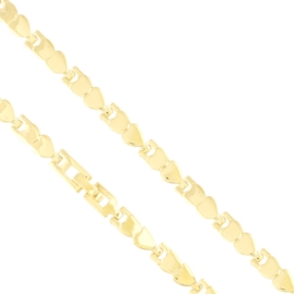 Bransoletka stalowa codzienna 14k Milan BP22091