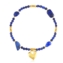 Bransoletka stalowa z koralikami Blueberry BP22096