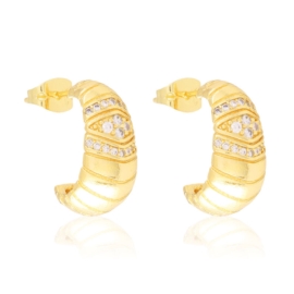 Kolczyki stalowe codzienne Milan EAP43523