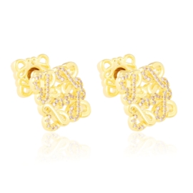Kolczyki z kryształkami 14k EAP43551