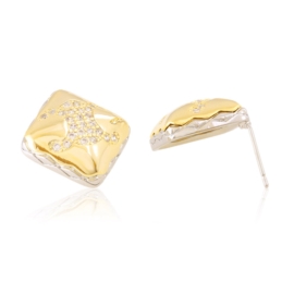 Kolczyki z kryształkami 14k EAP43552