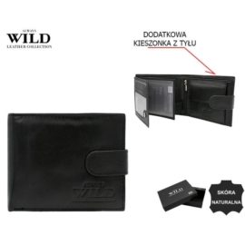 Portfel męski skórzany N992L-P-GTS Black P2577