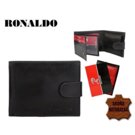 Portfel męski skórzany RM-05L-CFL Black  P2580