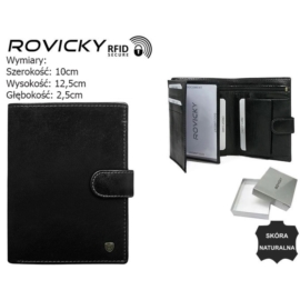 Portfel męski skórzany D1072L-RVT Black P2088