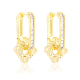 Kolczyki 14k z kryształkami  EAP43590