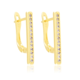 Kolczyki 14k z kryształkami Xuping EAP43594