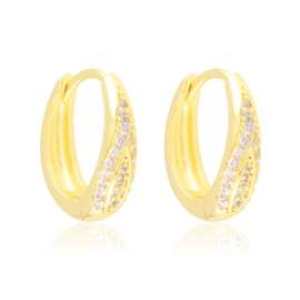Kolczyki 14k codzienne LUNA EAP43846