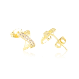 Kolczyki 14k sztyfty LUNA EAP43854