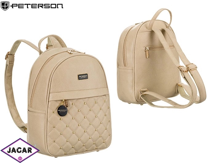 Plecak damski PU PTN SPY-1-F19 D.Beige PL545 Plecak damski PU PTN SPY-1-F19 D.Beige PL545
