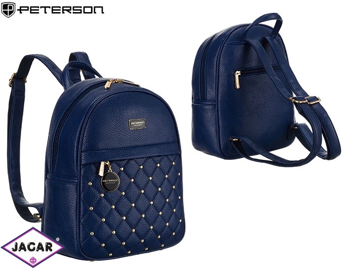 Plecak damski PU PTN SPY-1-F19 Navy PL547 Plecak damski PU PTN SPY-1-F19 Navy PL547