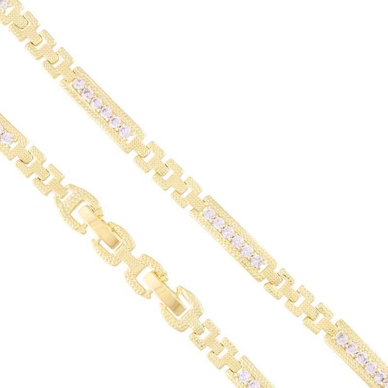 Bransoletka z kryształkami 14K Milan BP22457 Bransoletka z kryształkami 14K Milan BP22457