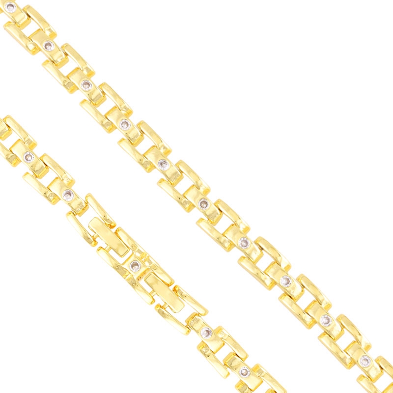 Bransoletka z kryształkami 14K Milan BP22458 Bransoletka z kryształkami 14K Milan BP22458